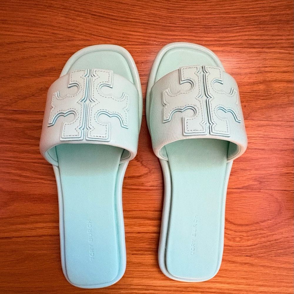 Tory Burch Women's Mint Diuble T Slide Sandals